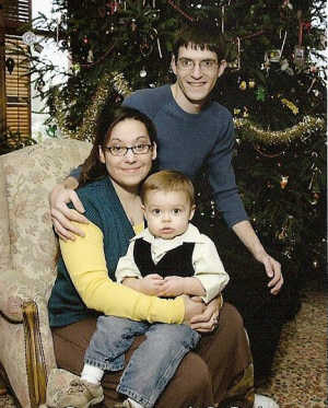 Aaron, Stephanie and Jackson Craven, Christmas 2007